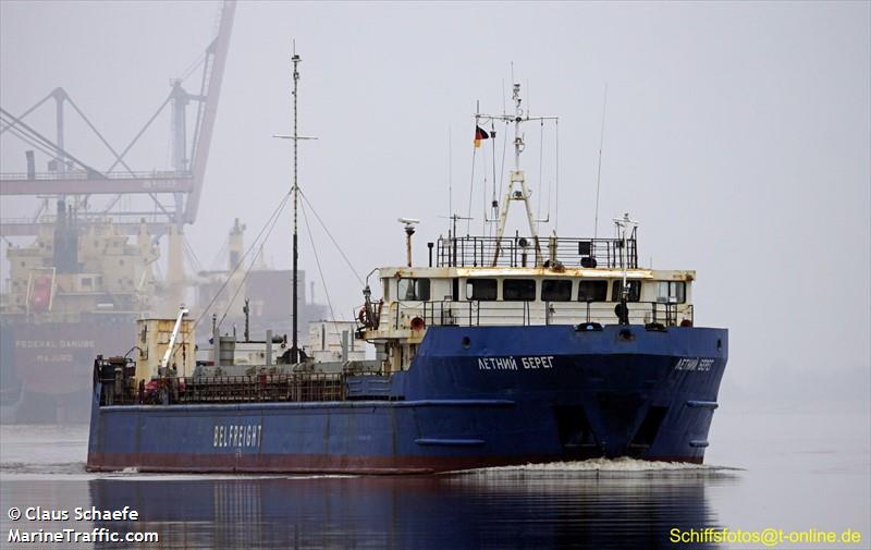 letniy bereg (General Cargo Ship) - IMO 8870839, MMSI 273348830, Call Sign UIBW under the flag of Russia