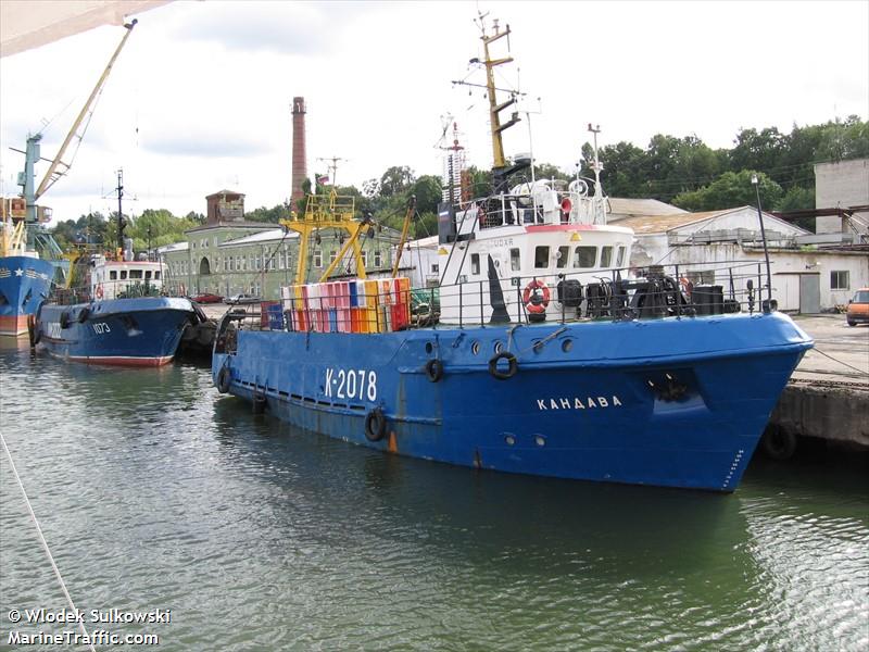 mrtk k-2078 kandava (Fishing Vessel) - IMO 8834598, MMSI 273450060, Call Sign UDXR under the flag of Russia