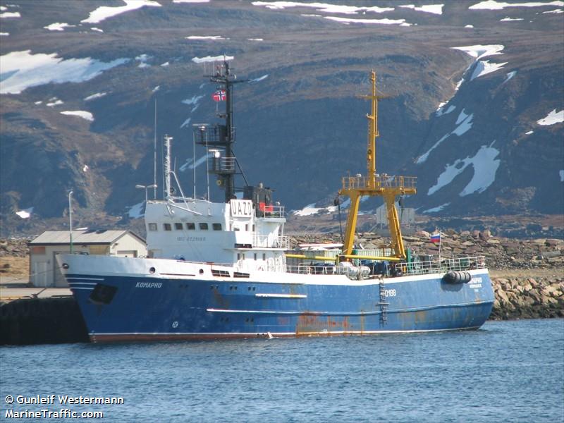 komarno (Fishing Vessel) - IMO 8721985, MMSI 273517900, Call Sign UAZD under the flag of Russia