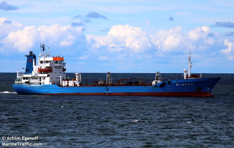ristna (Oil Products Tanker) - IMO 7915113, MMSI 276691000, Call Sign ESIU under the flag of Estonia