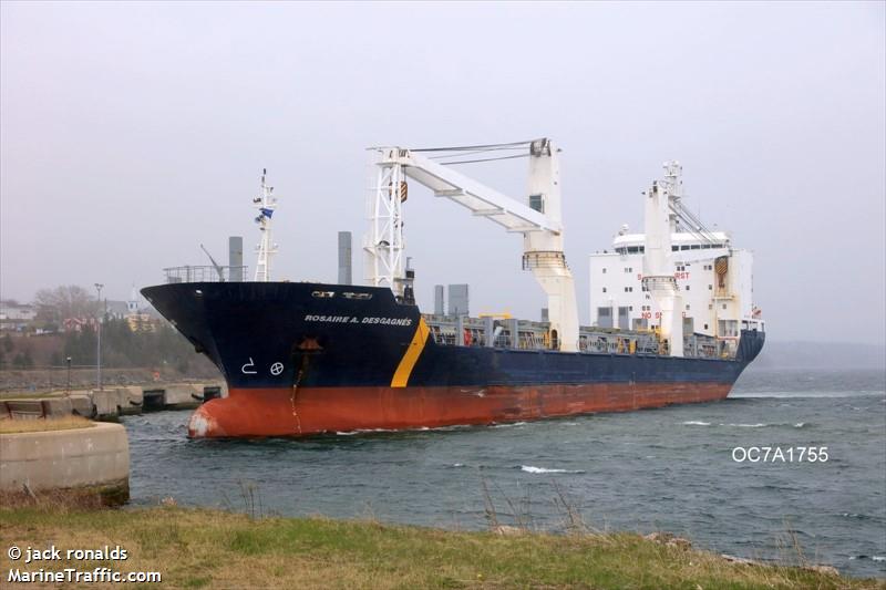 rosaire a. desgagnes (General Cargo Ship) - IMO 9363534, MMSI 316011358, Call Sign VOMR under the flag of Canada