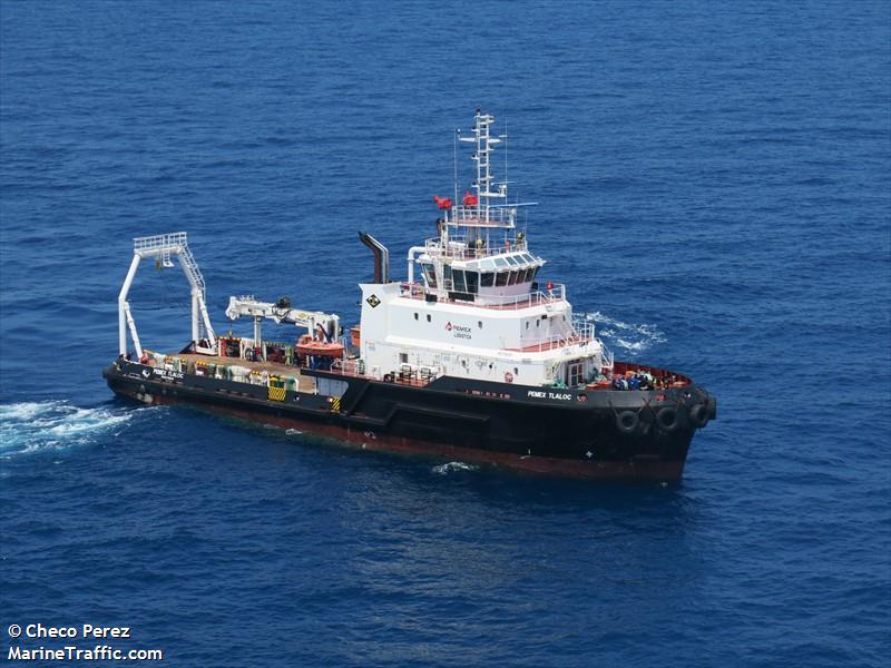 pemex tlaloc (Offshore Tug/Supply Ship) - IMO 9798301, MMSI 345060075, Call Sign XCBJ4 under the flag of Mexico