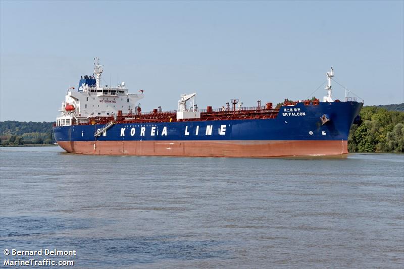 sm falcon (Chemical/Oil Products Tanker) - IMO 9786243, MMSI 352781000, Call Sign H3MW under the flag of Panama