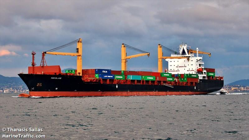 nikolas (Container Ship) - IMO 9203526, MMSI 357388000, Call Sign 3FIJ under the flag of Panama