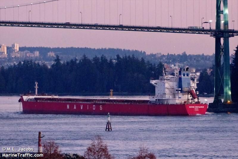 navios centaurus (Bulk Carrier) - IMO 9590072, MMSI 373131000, Call Sign 3EWJ2 under the flag of Panama