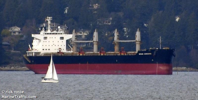 grand concord (Bulk Carrier) - IMO 9624639, MMSI 373585000, Call Sign 3FCH9 under the flag of Panama
