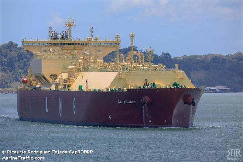 sk audace (LNG Tanker) - IMO 9693161, MMSI 373808000, Call Sign 3EKM6 under the flag of Panama