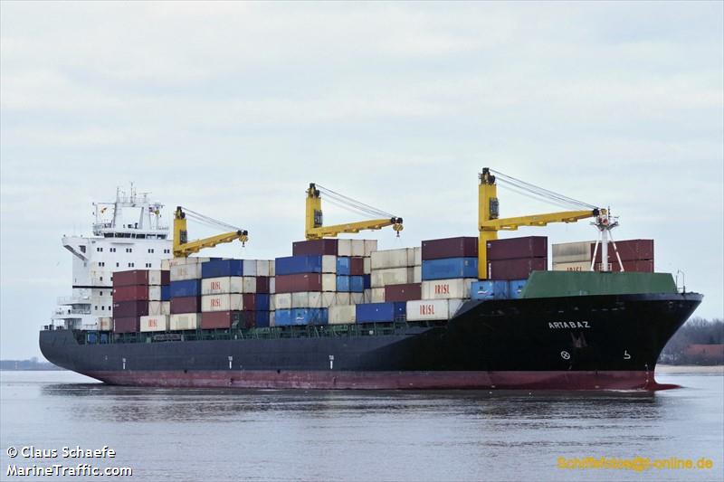 artabaz (Container Ship) - IMO 9283007, MMSI 422039100, Call Sign EPBZ5 under the flag of Iran
