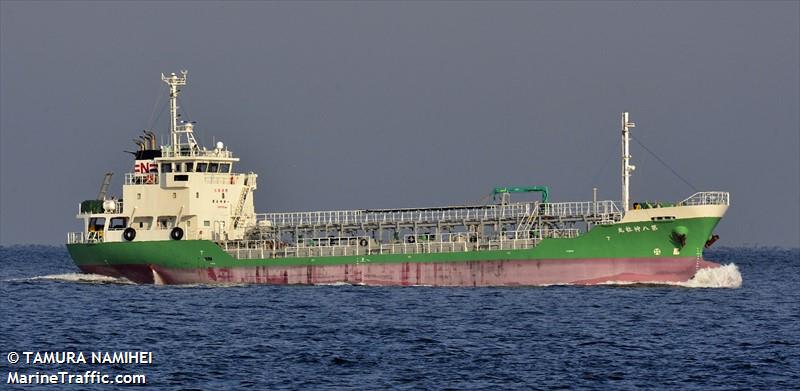 jinjyamaru no.8 (Tanker) - IMO , MMSI 431008568, Call Sign JD4093 under the flag of Japan