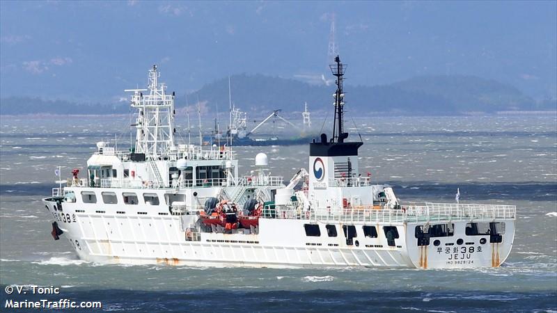 no.38 mugunghwa (Fishing Support Vessel) - IMO 9829124, MMSI 440526000, Call Sign 6KAB under the flag of Korea