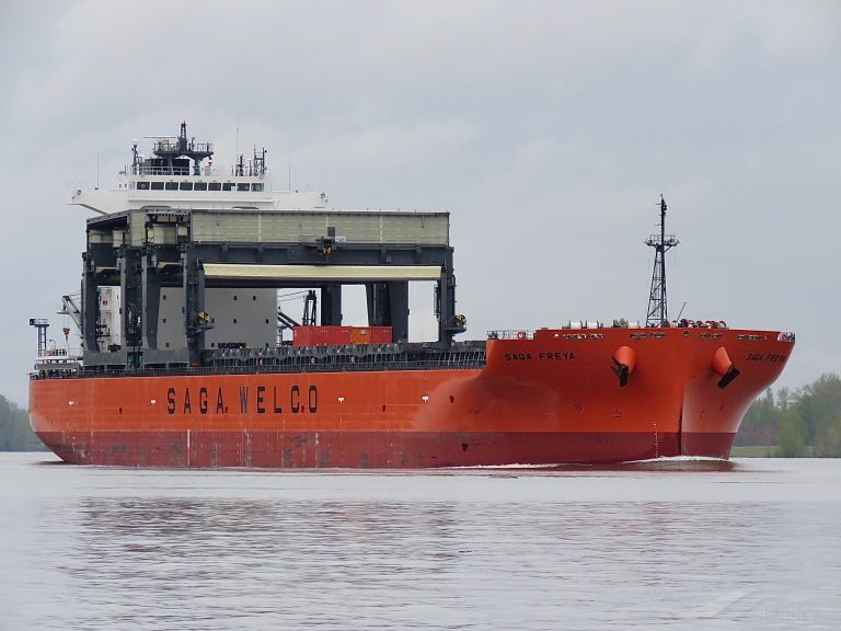 saga freya (General Cargo Ship) - IMO 9502336, MMSI 477118400, Call Sign VRRA4 under the flag of Hong Kong