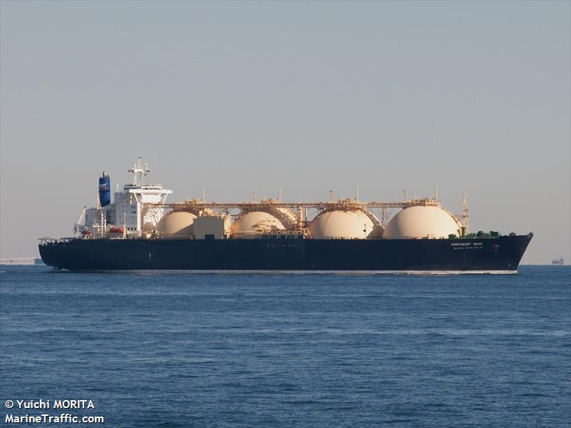 northwest snipe (LNG Tanker) - IMO 8608884, MMSI 503000051, Call Sign VNVS under the flag of Australia