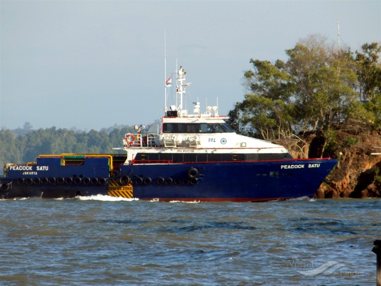 ub.peacock satu (Offshore Tug/Supply Ship) - IMO 9505778, MMSI 525004085, Call Sign YDA4809 under the flag of Indonesia
