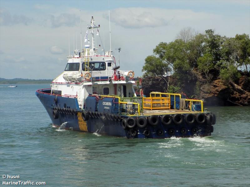 ub.cocabora (Offshore Tug/Supply Ship) - IMO 9491329, MMSI 525016407, Call Sign YDA4464 under the flag of Indonesia