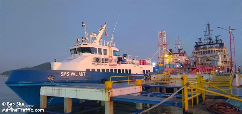 sms valiant (Utility Vessel) - IMO 9581394, MMSI 525019582, Call Sign YDA4811 under the flag of Indonesia