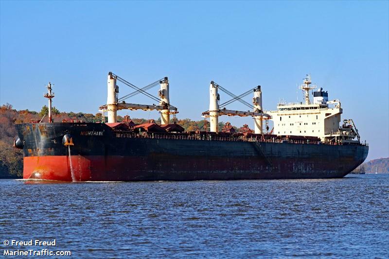 nighthawk (Bulk Carrier) - IMO 9441362, MMSI 538004193, Call Sign V7VR4 under the flag of Marshall Islands