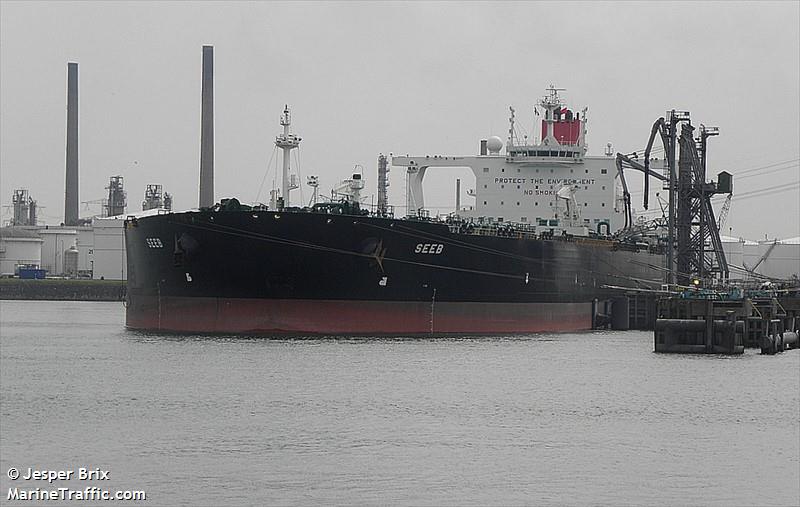 seeb (Crude Oil Tanker) - IMO 9500716, MMSI 538004632, Call Sign V7YD4 under the flag of Marshall Islands