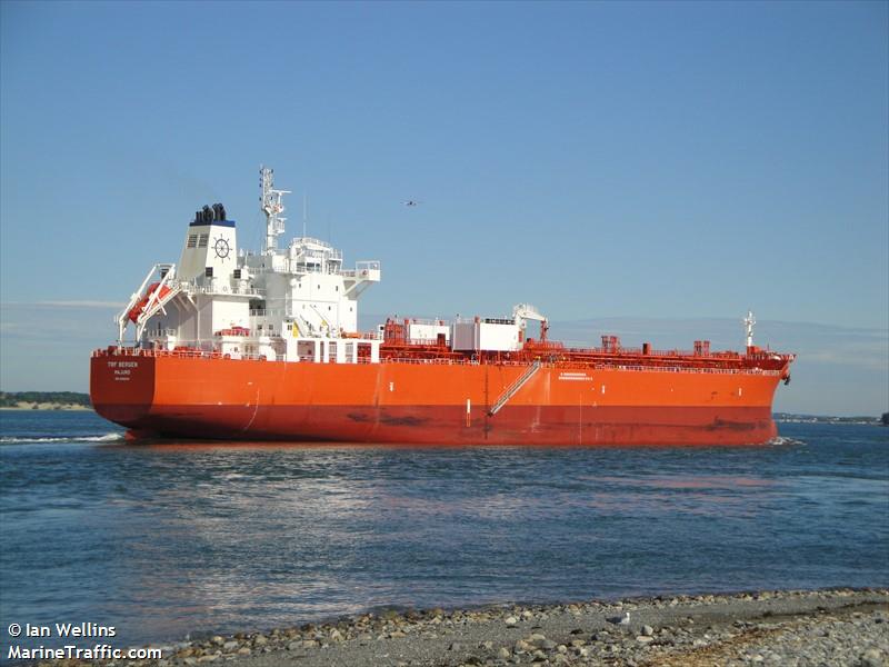 trf bergen (Chemical/Oil Products Tanker) - IMO 9692246, MMSI 538006166, Call Sign V7KH7 under the flag of Marshall Islands