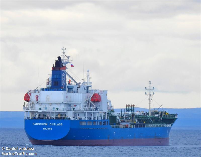 fairchem cutlass (Chemical/Oil Products Tanker) - IMO 9746164, MMSI 538006625, Call Sign V7PF5 under the flag of Marshall Islands