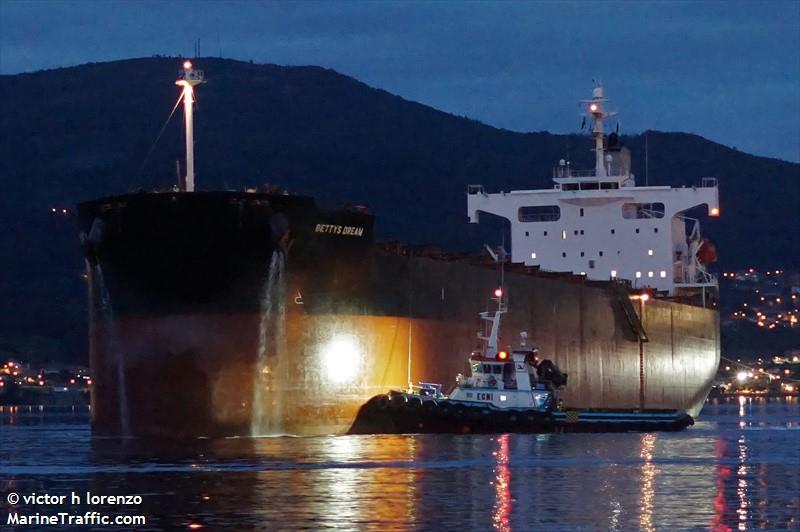 bettys dream (Bulk Carrier) - IMO 9460916, MMSI 538006652, Call Sign V7PP3 under the flag of Marshall Islands