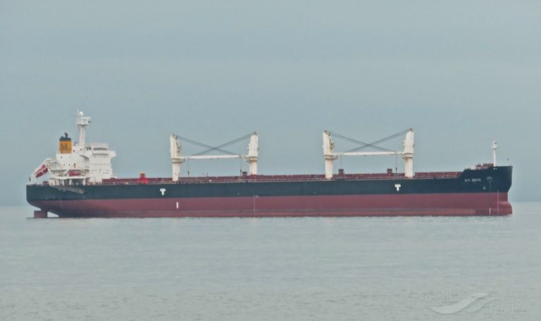 ivy delta (Bulk Carrier) - IMO 9514078, MMSI 538007637, Call Sign Y7YI3 under the flag of Marshall Islands