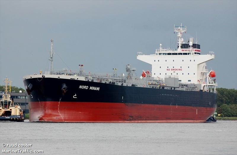 nord minami (Chemical/Oil Products Tanker) - IMO 9883041, MMSI 538009004, Call Sign V7A4187 under the flag of Marshall Islands