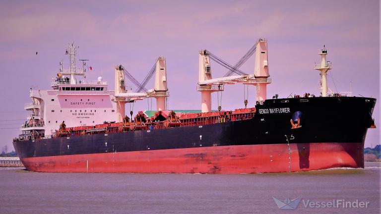 navigare beatus (Bulk Carrier) - IMO 9714680, MMSI 538009130, Call Sign V7A4357 under the flag of Marshall Islands
