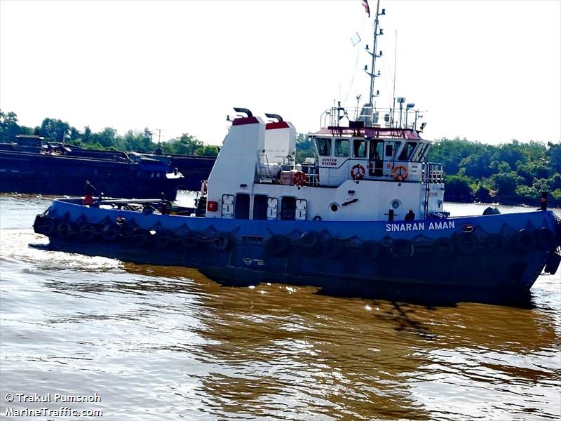 sinaran aman (Tug) - IMO 9810410, MMSI 563037470, Call Sign 9V3917 under the flag of Singapore