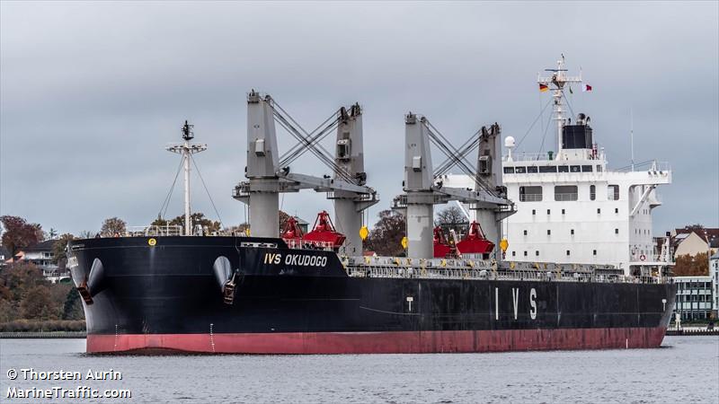 ivs okudogo (Bulk Carrier) - IMO 9870874, MMSI 563089500, Call Sign 9V6321 under the flag of Singapore