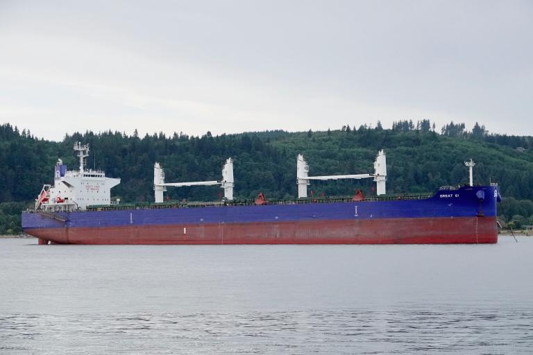 great 61 (Bulk Carrier) - IMO 9731365, MMSI 566207000, Call Sign 9V2142 under the flag of Singapore