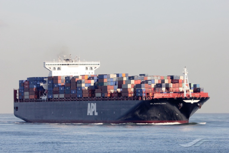 apl barcelona (Container Ship) - IMO 9462043, MMSI 566483000, Call Sign 9V9402 under the flag of Singapore