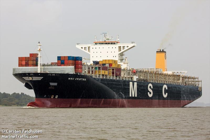msc cristina (Container Ship) - IMO 9465241, MMSI 636016858, Call Sign D5BU7 under the flag of Liberia
