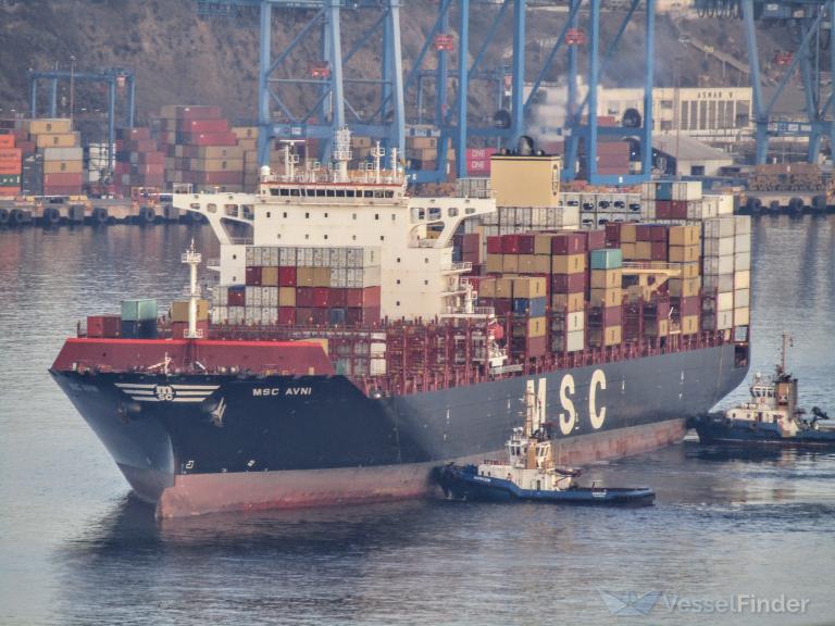 msc avni (Container Ship) - IMO 9756729, MMSI 636018068, Call Sign D5OA3 under the flag of Liberia
