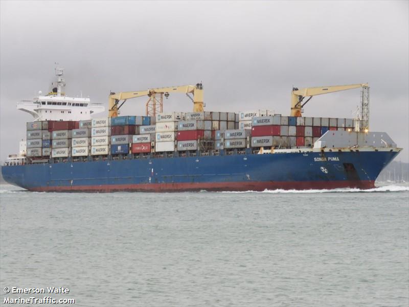 songa puma (Container Ship) - IMO 9399789, MMSI 636020352, Call Sign D5YU9 under the flag of Liberia