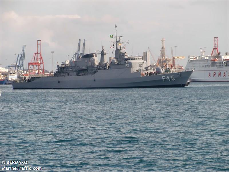 f uniao (Military ops) - IMO , MMSI 710467000, Call Sign PWUN under the flag of Brazil