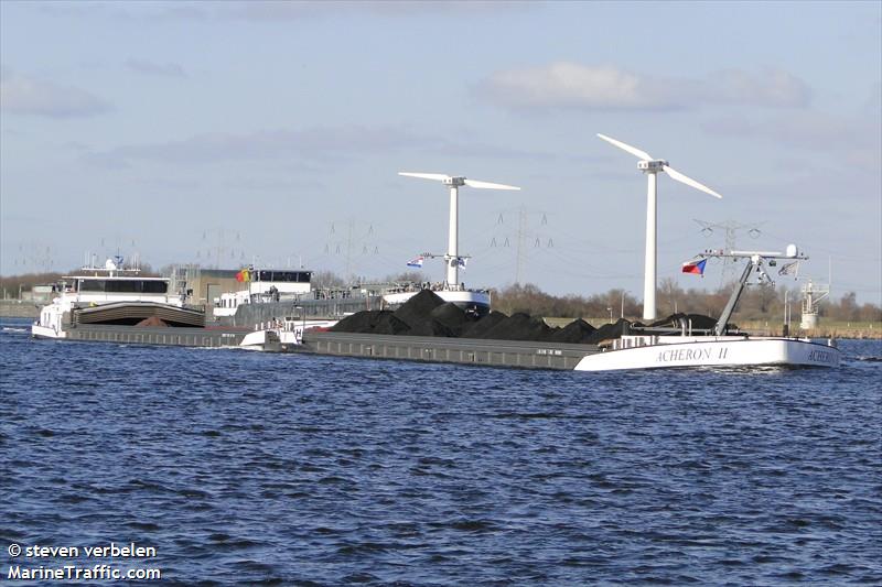 kvb acheron (Cargo ship) - IMO , MMSI 205427290, Call Sign OT4272 under the flag of Belgium