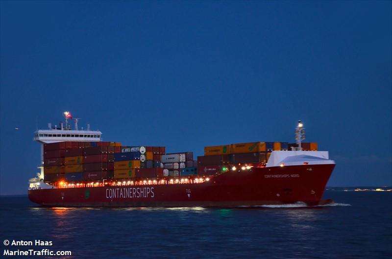 containerships nord (Container Ship) - IMO 9813993, MMSI 209339000, Call Sign 5BBB5 under the flag of Cyprus