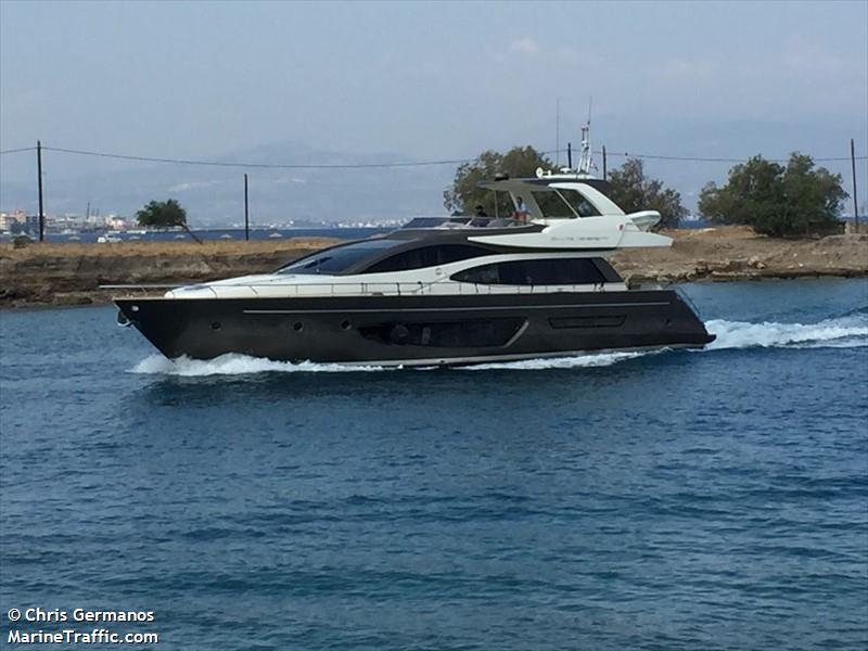 katerina m (Pleasure craft) - IMO , MMSI 210551000, Call Sign 5BPV3 under the flag of Cyprus