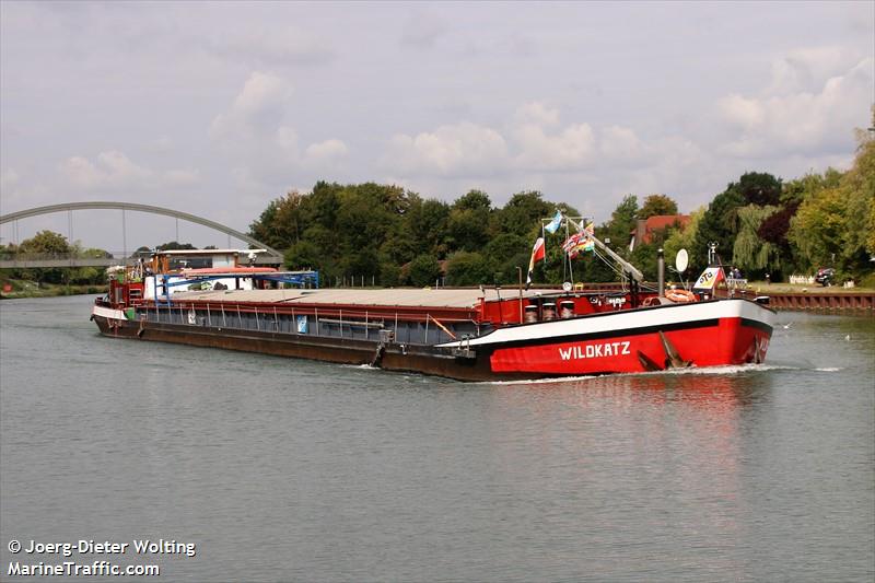 wildkatz (Cargo ship) - IMO , MMSI 211458660, Call Sign DH8643 under the flag of Germany