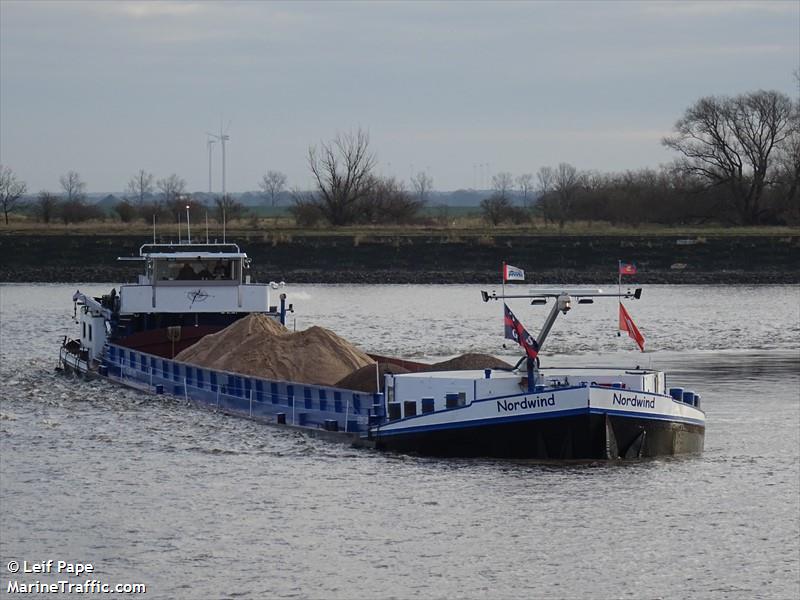nordwind (WIG) - IMO , MMSI 211670550, Call Sign DB 9526 under the flag of Germany