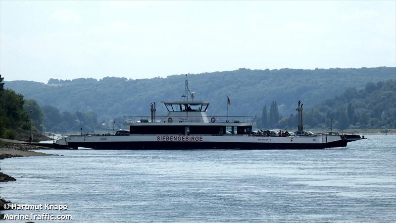faehre siebengebirge (Passenger ship) - IMO , MMSI 211697470, Call Sign DC 8403 under the flag of Germany