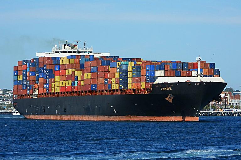 europe (Container Ship) - IMO 9285988, MMSI 212175000, Call Sign P3VZ9 under the flag of Cyprus