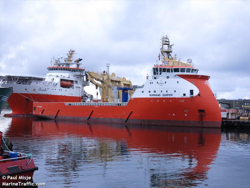 normand surfer (Offshore Tug/Supply Ship) - IMO 9656670, MMSI 212388000, Call Sign 5BBP4 under the flag of Cyprus