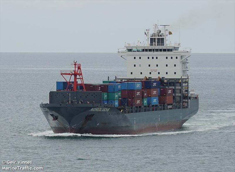 violeta b (Container Ship) - IMO 9673666, MMSI 212417000, Call Sign 5BEH4 under the flag of Cyprus