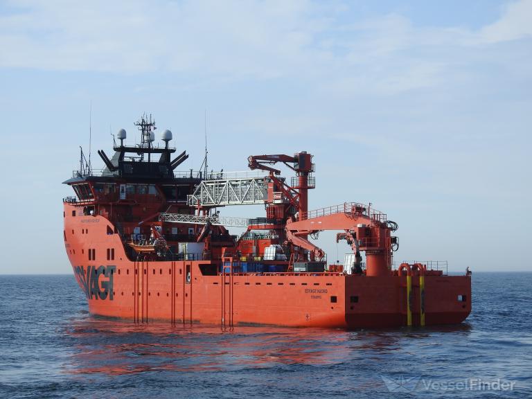 esvagt njord (Offshore Support Vessel) - IMO 9767039, MMSI 220612000, Call Sign OWZN2 under the flag of Denmark