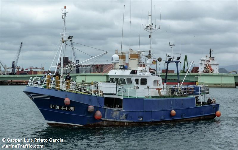 arlanpi (Fishing Vessel) - IMO 2809864, MMSI 224067170, Call Sign EA-4156 under the flag of Spain