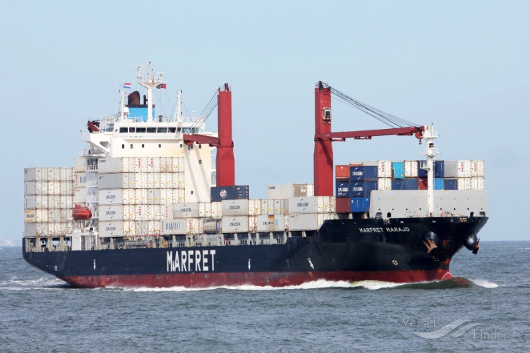 marfret marajo (Container Ship) - IMO 9431630, MMSI 228349600, Call Sign FNOP under the flag of France