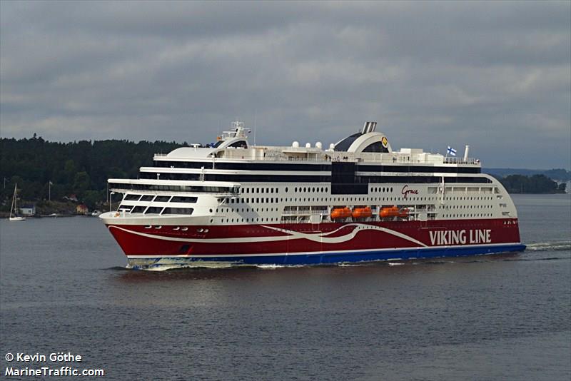 viking grace (Passenger/Ro-Ro Cargo Ship) - IMO 9606900, MMSI 230629000, Call Sign OJPQ under the flag of Finland