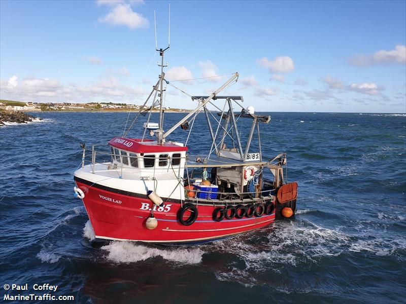 vogie lad (Fishing vessel) - IMO , MMSI 235108563, Call Sign 2HTR7 under the flag of United Kingdom (UK)