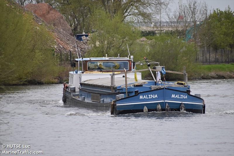 malina (Cargo ship) - IMO , MMSI 244023439, Call Sign PI9760 under the flag of Netherlands